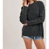 Women's Crew Neck Knit Sweater Pullover - BluIvy - 3 of 4
