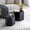 Coffee Tables With Two Differently-Sized Tables, Mdf Side Table, End Table Set Of 2-Cuddlewood - 2 of 4