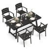 Arceso Outdoor Dining Table, 70 Inch  Outdoor Dining Table for 6, Outdoor Table for Patio, Lawn, Garden, Indoor and Backyard - 2 of 4