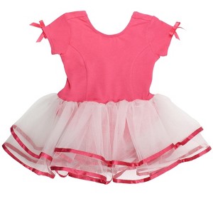 RuffleButts Girls Signature Tutu Leotard - 1 of 4