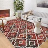 Washable Modern Non Slip Living Room Rugs, Soft Low Pile Bedroom Carpet, Stain Resistant Floor Cover for Dining Room - 4 of 4