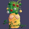 Women's Design By Humans Christmas Pineapple By Desdymona Racerback Tank Top - 2 of 3