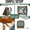 Hike Crew 6x6’ Pop Up Gazebo Tent, 4-Sided Outdoor Tent Canopy with Stakes, Ropes & More - 4 of 4