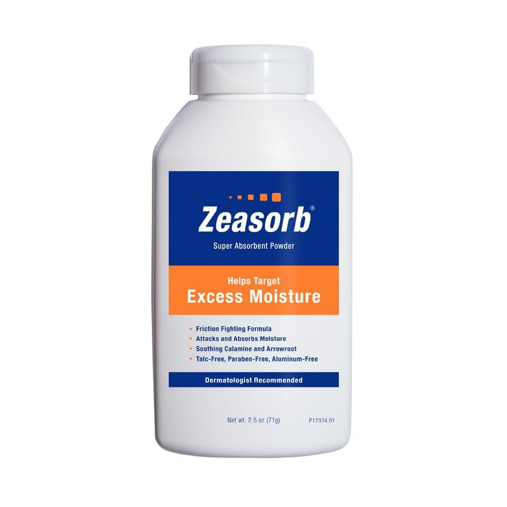 MFI Medical Zeasorb Super Absorbent Foot & Body Powder with Odor Control 2.5oz