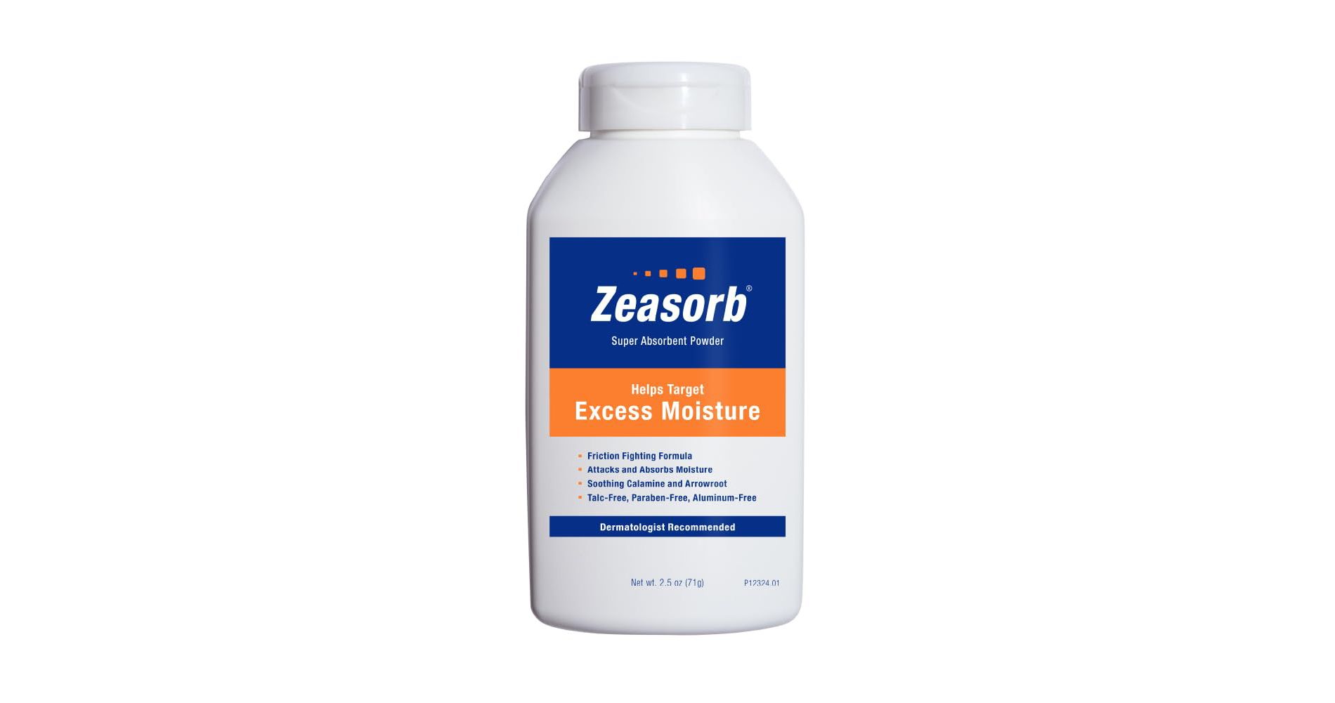 Zeasorb Super Absorption Antifungal Treatment Powder Moisture Control Skin Powder 2.5 oz Bottle