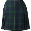 School Uniform Young Women's Side Pleat Plaid Skort Above the Knee - 2 of 2