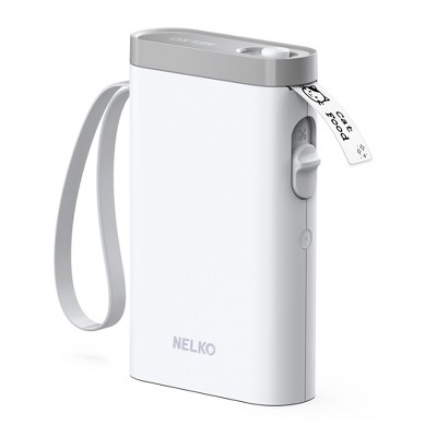 Nelko Label Maker Machine with Tape, Nelko P21 Portable Bluetooth Label Printer, Mini Label Makers with Multiple Templates for Office Home