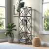 18" Wide Black Bronze Bookcase - Henn&Hart - 3 of 4