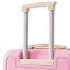 Infurnic Bag and Luggage Sets Hardshell  8 PCS with 360° Spinners Lightweight Suitcase, DurableTravel Suitcase, Pink, 17.7"*11.6"*28.3" - 2 of 4