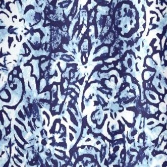 blue tie dye floral