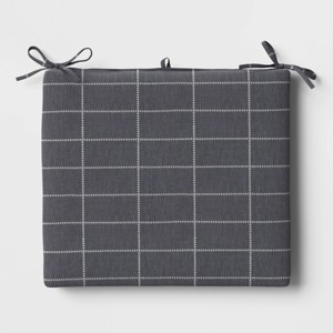 18"x20" Printed Woven Outdoor Chair Seat Cushions - Threshold™ - 1 of 4