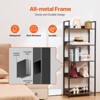 VEVOR Metal Bookshelf, 5-Tier Tall Industrial Bookshelf, Rustic Display Vintage Storage Bookcase with Open Shelves, Freestanding Display Shelving - 4 of 4