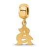 Black Bow Jewelry 14k Yellow Gold Plated Sterling Silver Arizona State Sun Devils NCAA Bead Charm - 4 of 4