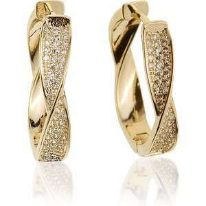 Sonateomber Large Chunky Gold Hoop Earrings for Women | Statement Huggie Jewelry - 1 of 4