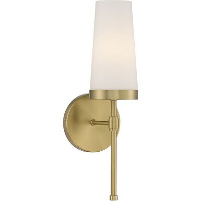 Savoy House Haynes 1 - Light Wall Light in  Warm Brass