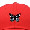 Dalix Butterfly Embroidered Cap Cotton Baseball Hat Garden Womens - 2 of 4