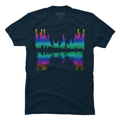 Men's Design By Humans City of Sounds By clingcling T-Shirt