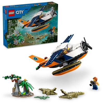 Lego City Jungle Explorer Water Plane Toy Set 60425 Target