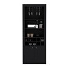 Gulches 4-Tier Black Wine Cabinet with Glass Holder and 10 Bottle Cubbies - 3 of 4