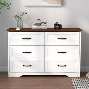 coucheta Dresser, Dresser for Bedroom, Chest of Drawers with Anti-Tip Device and Metal Handle, Drawer Organizer for Bedroom - 1 of 4