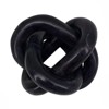 SEVOBAL Party Decorations and Accessories Decorative Marble Chain Sculpture Abstract Design for Living Room, Black, 16"*12"*12" - 3 of 4