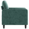 vidaXL Sofa Chair Dark Green Velvet (100% polyester), metal, foam Single - 3 of 4