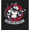 Gym Rat "All Buff No Fluff" Adult Crew Neck Short Sleeve Tee - 2 of 2