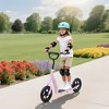 HOMCOM Kick Scooter for Kids 5-12 Years Old, Big Wheel Kids Scooter with Adjustable Height Handlebar, Non-slip Footplate, Rear Brake - 3 of 4