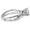 Pompeii3 1/2 Ct Round Solitaire Diamond Vintage Engagement Ring 14K White Gold - 2 of 4
