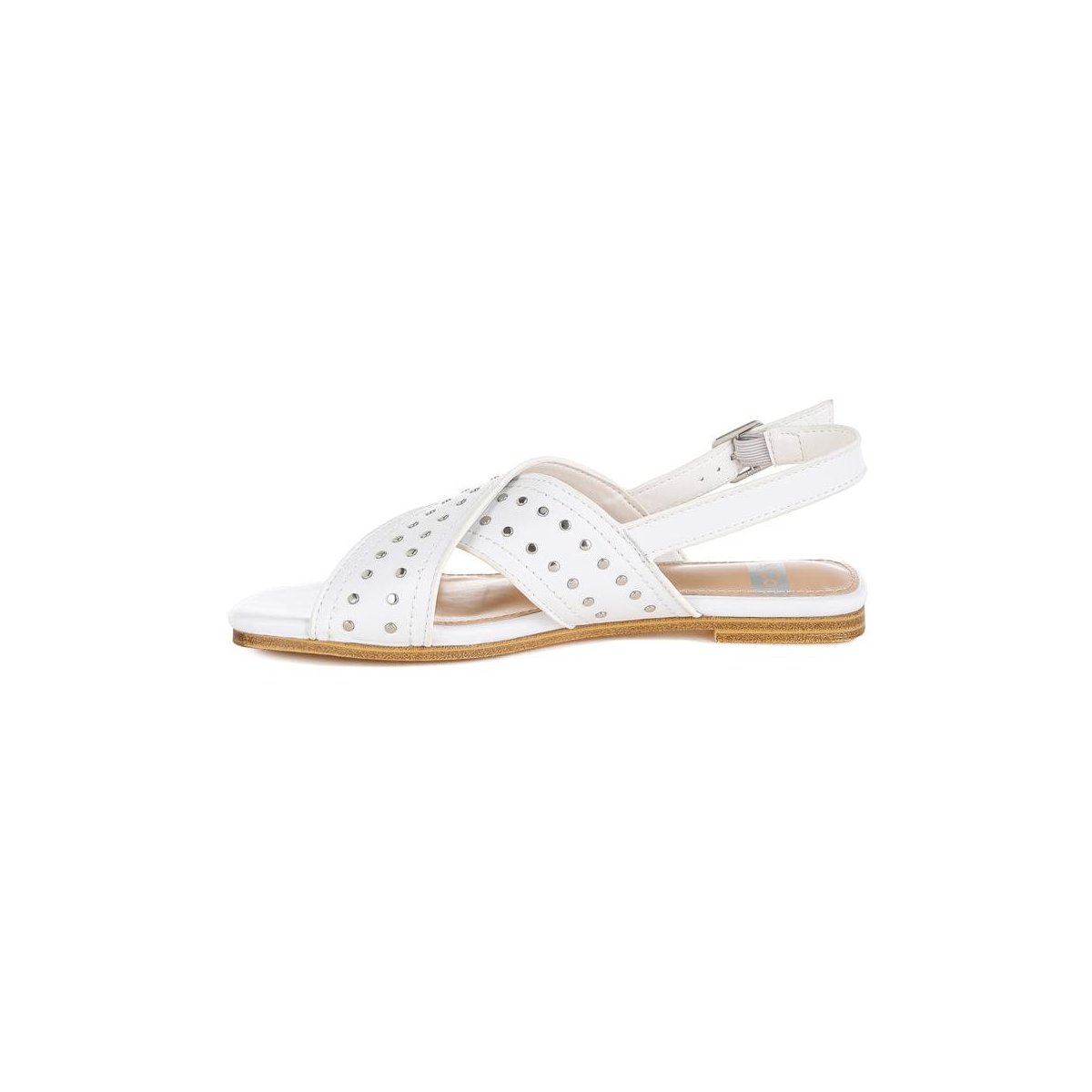 Обувь Rag & Co Womens Calluna Stud Embellished Buckled Flats 10 — фото 6