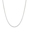 Black Bow Jewelry 1.65mm Sterling Silver Open Elongated Solid Box Chain Necklace - 2 of 4