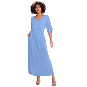 Roaman's Dolman Sleeve Maxi Dress - 1 of 2