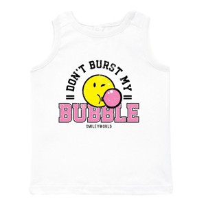 The Juniper Shop SmileyWorld Don't Burst My Bubble Toddler Tank - 1 of 4