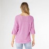 Women's Mavis V-neck Elbow Sleeve Knittop - COCO + CARMEN - 2 of 2
