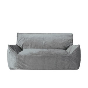 OUTSUPPLY 2-Seater Oversized Bean Bag Chair with Armrests, Removable Washable Cover, Modern Lounge Seat - 1 of 4