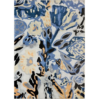 Rugs America Hanna Floral Transitional Area Rug