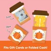 Big Dot of Happiness Fall Pumpkin Coffee Cup Gift Card Holders with Envelopes Halloween or Thanksgiving Money Holder Sleeves Nifty Gifty Pack Set of 8 - 2 of 4