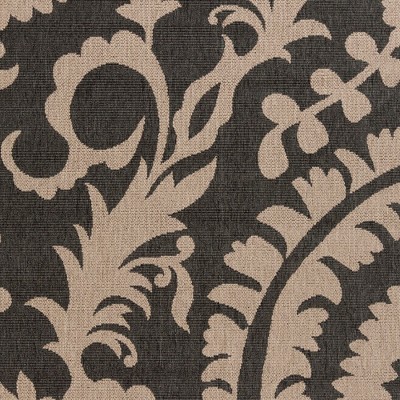 Nancy Black and Cream Wool Runner Rug 2'5" x 11'10"