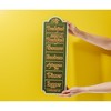 Silver Buffalo The Lord Of The Rings Hobbit Daily Schedule Wooden Sign | 20 x 6 Inches - 4 of 4