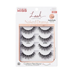 KISS Products Lash Couture Naked Drama False Eyelashes - Taffeta - 4ct - 1 of 4