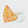 Women's 2pk Adjustable Fit Face Mask - Wild Fable™ Yellow One Size - image 2 of 3