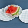 Transpac Melamine Cottage Gingham App Plates Set of 4 Home Decorations Spring - 2 of 2