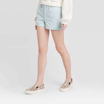 high waisted chino shorts