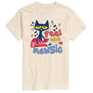 Men's - Pete the Cat - Feel The Mewsic Short Sleeve Graphic T-Shirt - 1 of 4
