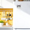 Unique Bargains Decorative Magnets Magnetic Fridge Sticker Irregular Shape Synthetic Resin Yellow 1Pc - 2 of 3