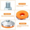 Unique Bargains Carbon Steel Non-Skid Adjustable Furniture Table Feet Leveling Feet - 4 of 4
