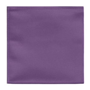 Jacob Alexander Men’s Solid Satin Pocket Square - 1 of 4