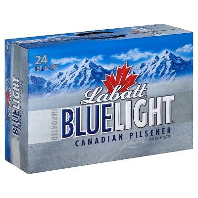 Labatt® Blue Light Beer - 24pk / 12oz Cans : Target