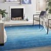Lahome Abstract Ombre Plush Area Rug – Soft Gradient Accent with Non-Slip Backing - 2 of 4