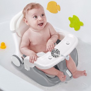 BabyBond Baby Bath Seat with Sitting & Lying 2 Modes - 1 of 4